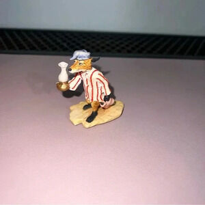 Lowell Davis “Hitting‎ The Sack” Fox Figurine #22510 Signed Scotland 1989 Schmid